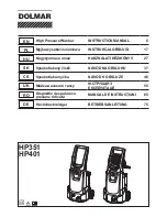 Dolmar HP351 Instruction Manual preview