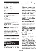 Предварительный просмотр 29 страницы Dolmar HP351 Instruction Manual