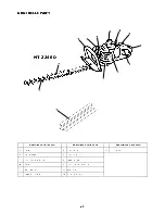 Preview for 49 page of Dolmar HT-2249 D Instruction Manual