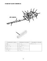 Предварительный просмотр 63 страницы Dolmar HT-2249 D Instruction Manual