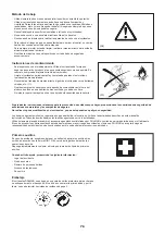 Предварительный просмотр 76 страницы Dolmar HT-2460 Instruction Manual