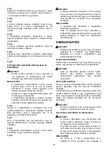 Preview for 42 page of Dolmar HT-5510 Owner'S And Safety Manual