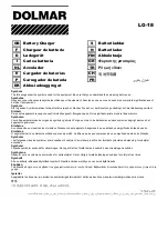 Preview for 1 page of Dolmar LG-18 Manual