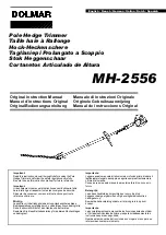 Dolmar MH-2556 Original Instruction Manual предпросмотр