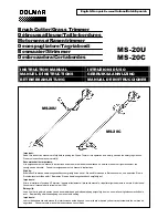 Dolmar MS-20C Instruction Manual preview