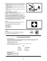 Предварительный просмотр 78 страницы Dolmar MS-20C Instruction Manual