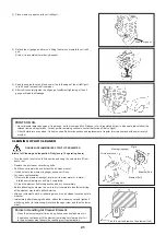 Предварительный просмотр 21 страницы Dolmar MS-245.4 C Instruction Manual