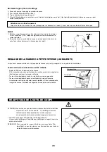 Предварительный просмотр 46 страницы Dolmar MS-250.4 Instruction Manual