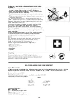 Предварительный просмотр 75 страницы Dolmar MS-26 C Instruction Manual