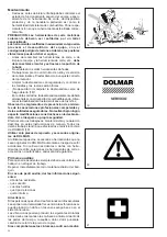 Предварительный просмотр 56 страницы Dolmar MS-3310, MS-4010, MS-4510 Owner'S And Safety Manual