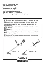 Dolmar MS-335.4 C Original Instruction Manual preview