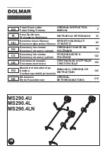 Dolmar MS290.4L Original Instruction Manual preview
