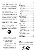 Предварительный просмотр 2 страницы Dolmar PC-6412 HappyStart Instruction And Safety Manual