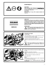 Предварительный просмотр 19 страницы Dolmar PC-6412 S Instruction Manual