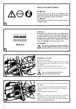 Предварительный просмотр 50 страницы Dolmar PC-6435 Instruction And Safety Manual