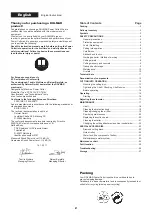 Preview for 2 page of Dolmar PC-7612V Original Instruction Manual