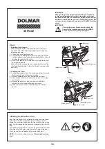 Предварительный просмотр 18 страницы Dolmar PC-7612V Original Instruction Manual