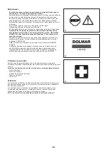 Предварительный просмотр 36 страницы Dolmar PC-7612V Original Instruction Manual