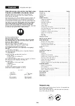 Preview for 54 page of Dolmar PC-7612V Original Instruction Manual