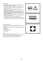 Предварительный просмотр 88 страницы Dolmar PC-7612V Original Instruction Manual