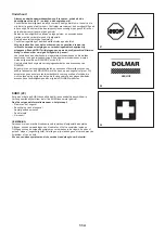 Предварительный просмотр 114 страницы Dolmar PC-7612V Original Instruction Manual