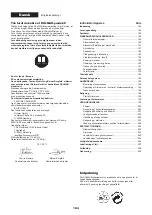 Предварительный просмотр 184 страницы Dolmar PC-7612V Original Instruction Manual