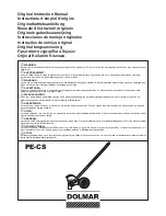 Dolmar PE-CS Original Instruction Manual предпросмотр