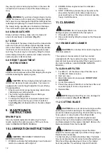 Предварительный просмотр 12 страницы Dolmar PM-411 Original Instruction Manual