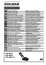 Предварительный просмотр 1 страницы Dolmar PM-4810 Original Instruction Manual
