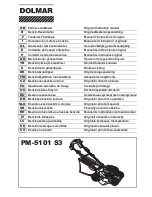 Dolmar PM-5101 S3 Original Instruction Manual предпросмотр