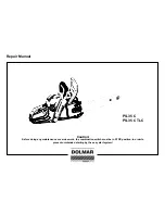 Dolmar PS-35 C Repair Manual preview