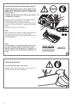 Preview for 30 page of Dolmar PS-460 Owner'S And Safety Manual