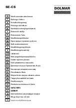 Preview for 1 page of Dolmar SE-CS Manual