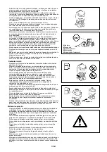 Предварительный просмотр 112 страницы Dolmar SP-252.4R Instruction Manual