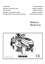 Dolmar TM-92.14-H Operator'S Manual предпросмотр