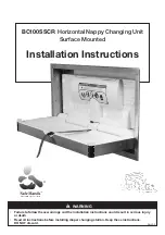 Dolphin Dispensers Safe Hands BC100SSCR Installation Instructions preview