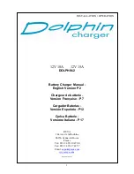 Предварительный просмотр 1 страницы Dolphin 12V 10A Installation And Operation Manual