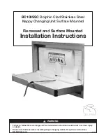 Preview for 1 page of Dolphin BC100SSC Installation Instructions Manual