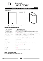 Preview for 2 page of Dolphin BC2009 Operating Instructions And Parts Manual