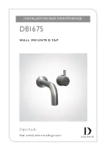 Preview for 1 page of Dolphin DB1675 Installation And Maintenance Manual