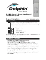 Dolphin DOLGDO318LIPW4 Instructions preview