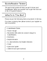 Preview for 3 page of Dolphin GuideReader Quick Start Manual