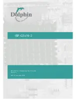 Preview for 1 page of Dolphin IBP-G3x16-2 User Manual