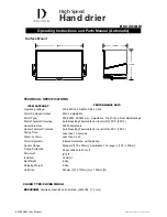 Preview for 2 page of Dolphin VELOCITY BC 2003BM User Manual