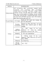 Предварительный просмотр 9 страницы dolycon CT120G MINI Series User Manual