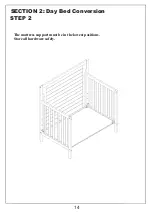 Предварительный просмотр 14 страницы DOM FAMILY Dream On Me 4 IN 1 MINI CRIB 637 Instructions Manual