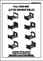 Preview for 1 page of DOM FAMILY FULL SIZE BED Assembly Instructions Manual