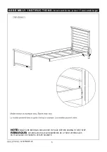 Preview for 6 page of DOM FAMILY TWIN BED Assembly Instructions Manual