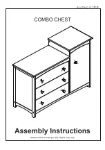 DOM COMBO CHEST Assembly Instructions Manual предпросмотр