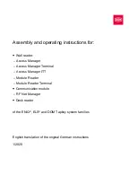 Preview for 1 page of DOM DOM Tapkey Access Manager V1 Assembly And Operating Instructions Manual